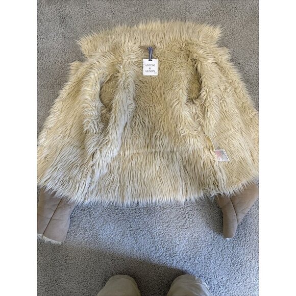 Antoni And Alison Nouveau Edition Size 10 Faux Fur Coat - Picture 7 of 12